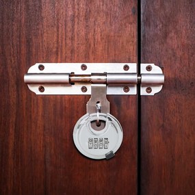 vidaXL Trancas Discus com Chaves 2 pcs Prateado 7 x 2.3 x 7 cm