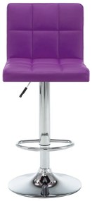 Bancos de bar 2 pcs couro artificial roxo