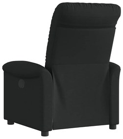 Poltrona reclinável tecido preto