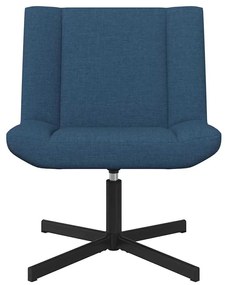 Cadeira de Descanso Azul Tecido Médio Ergonómica