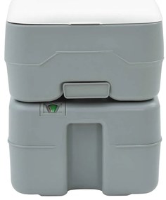 Caixa de Armazenamento de Acampamento cor cinza+tampa branca