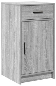lado vidaXL cinza Sonoma 40x41x75 cm madeira engenheirada
