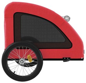 Reboque bicicleta animais tecido oxford/ferro vermelho