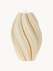 Vela de design artesanal Florence, Alt 19 cm