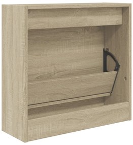 Sapateira 60x21x57 cm derivados de madeira carvalho sonoma