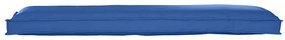 Cojines de Palete para Banco 2 pcs Azul Royal 150x40x8 cm Tecido Oxfor