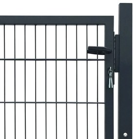 Portão de cerca (individual) 2D 106x130 cm antracite