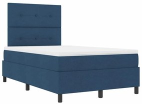Cama Azul 120x200 cm com Estrado e Colchão