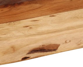 Prateleiras parede 2 pcs 40x20x3,5 cm madeira de acácia maciça