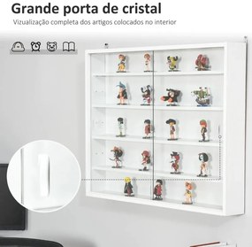 Vitrine Marianah Suspensa - Branco - Design Moderno