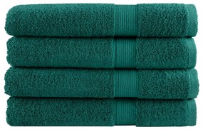 Toalhas de sauna premium SOLUND 4 pcs 80x200 cm 600 gsm verde