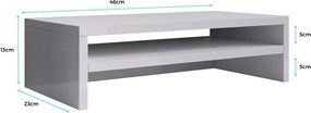 Suporte de Monitor Abby – 46x13 cm – Carvalho Sonoma Mate
