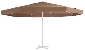 vidaXL Tecido de substituição para guarda-sol 515 cm cor areia