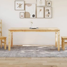 Mesa de jantar Corona 180x90x75 cm madeira de pinho maciça