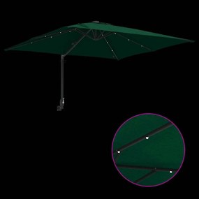 Guarda-sol de Jardim Verde 248.5 x 247.5 x 160 cm tecido