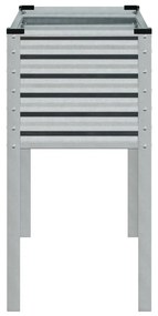 Vaso/floreira de jardim 100x41x90 cm aço galvanizado