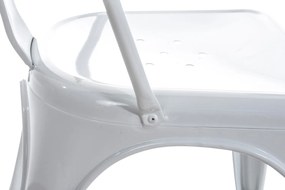 Conjunto de 4 cadeiras Benedikt 44 x 89 x 48 cm Branco