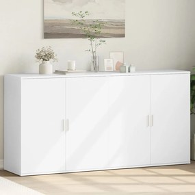 Aparadores 2 pcs 79x38x80 cm derivados de madeira branco