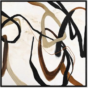 Tela emoldurada pintada à mão Once Again