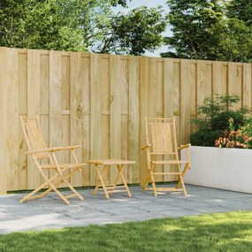 Cadeiras de jardim dobráveis 2 pcs 53x66x99 cm bambu