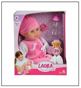 Nenuco com Acessórios Smoby Laura Talking Baby 38 cm + 2 Anos