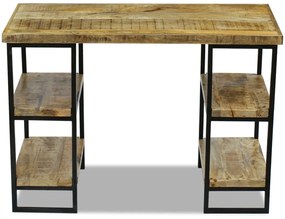 Mesa de escritório madeira de mangueira 110x50x76 cm