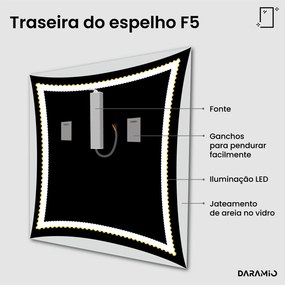 Espelho com luz F5
