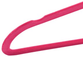 20 pcs conjunto de cabides antiderrapantes veludo rosa