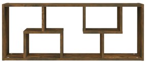 Prateleira parede 36x16x90 cm derivados madeira carvalho fumado