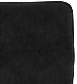 Cadeiras de jantar 2 pcs veludo preto