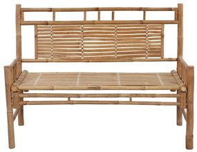 Banco de jardim com almofadão 120 cm bambu