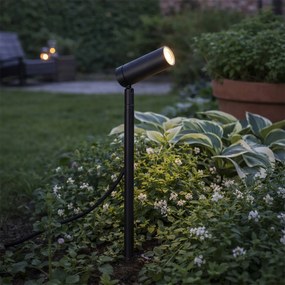 Foco de jardim preto 40cm incl. LED ajustável IP65 incl. cabo e ficha - Carl