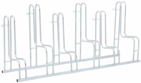 Suporte independente para 6 bicicletas aço galvanizado