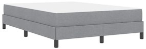 Cama Box Outros Cinzento-claro 140 x 200 cm tecido