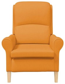 Poltrona Amarelo Escuro 52 cm Tecido
