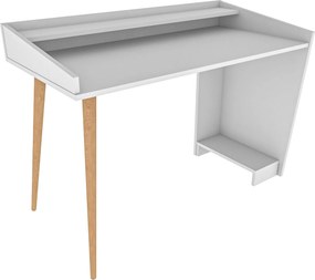 Secretária Vanessa – Branco – 121,8 cm x 59 cm x 88,3 cm