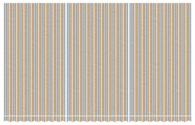 Tecido de substituição para toldo 6x3,5 m riscas multicor
