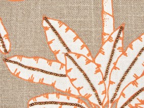 Conjunto de 2 almofadas decorativas com motivo de palmeira em algodão multicolor 45 x 45 cm MELOBESIA Beliani