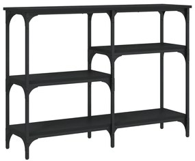 Mesa consola 102x29x75 cm derivados de madeira preto