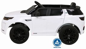 Carro eletrico crianças Land Rover Discovery Sport 12V 2.4G Branco