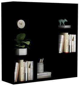 Estante 98x30x98 cm contraplacado preto