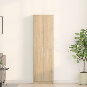 vidaXL Guarda-roupa Carvalho Sonoma 55x25x189 cm Madeira Engenheirada