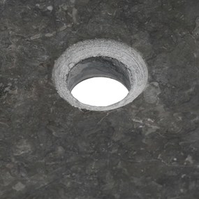 Lavatório 50x35x12 cm mármore preto