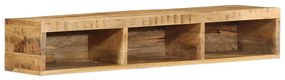 Armário de TV para parede 100x30x19 cm mangueira áspera maciça