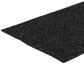 Tapetes de escada autoadesivos 15 peças 60x25 cm cinza retangulares