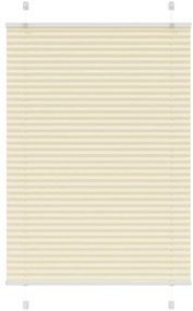 Creme Plissada Cega 100x150 cm Largura Tecido 99,4 cm Poliéster