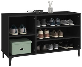 Sapateira 102x36x60 cm derivados de madeira preto