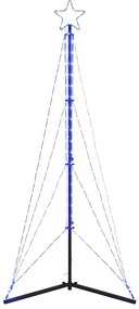 LED Árvore de Natal 363 LEDs Azul 182 cm