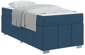Estrutura da Cama Azul 90 x 190 cm tecido