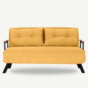 Sofá-Cama 2 Lugares Sando – Mostarda – 50x133x41 cm